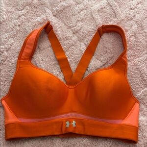 Under Armour Bright Orange Sports Bra